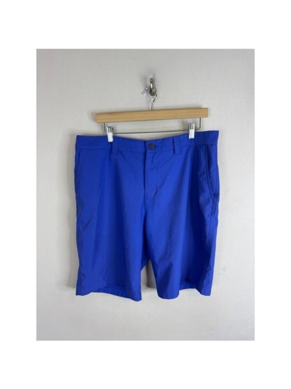 Adidas Climalite Mens Golf Shorts Royal Blue Size 36 RN 88387 CA 40312